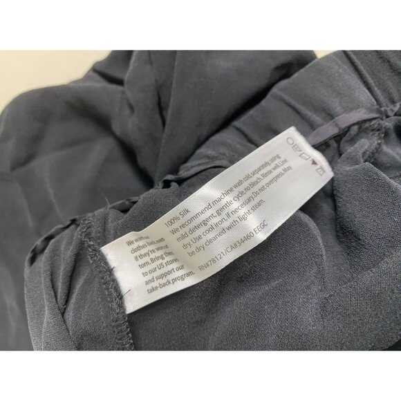 Eileen Fisher Silk Black Women Trouser Pants Size Small Career Minimalist Pullon - Picture 8 of 16